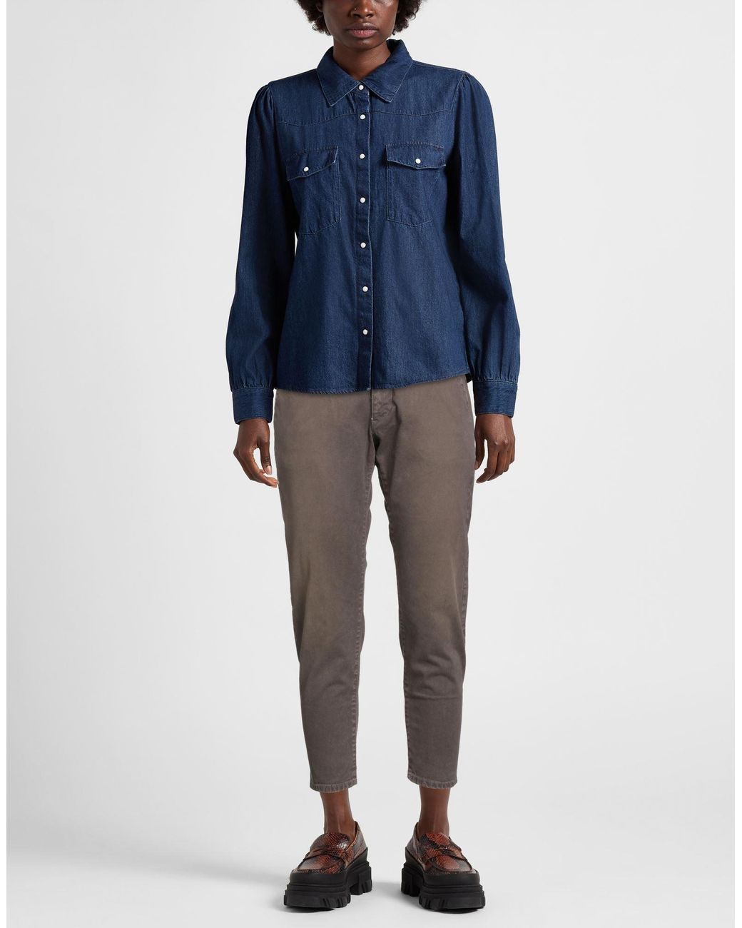 Jacob Cohen Gray Pants Cotton, Elastane