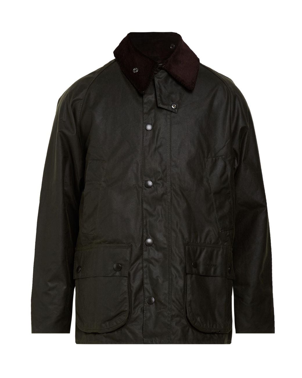 Barbour Black Jacket Cotton for men