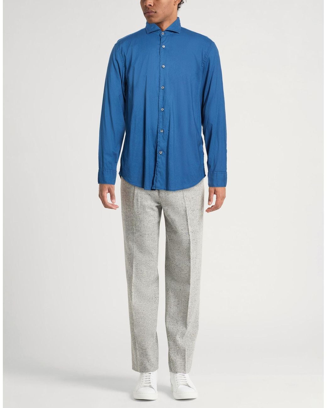 Fedeli Hemd in Blue für Herren