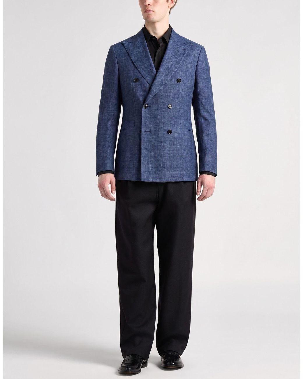 Caruso Blue Blazer for men