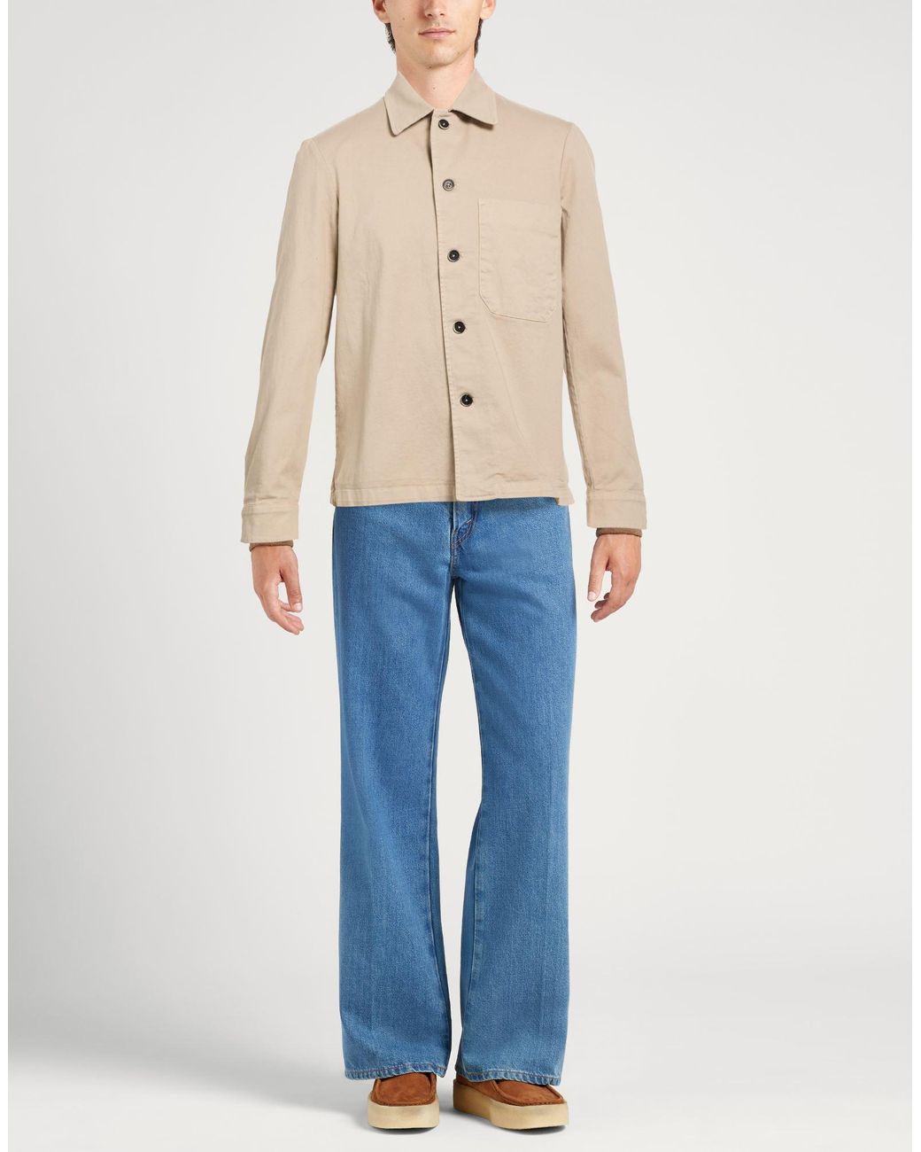 Barena Natural Jacket Cotton, Elastane for men
