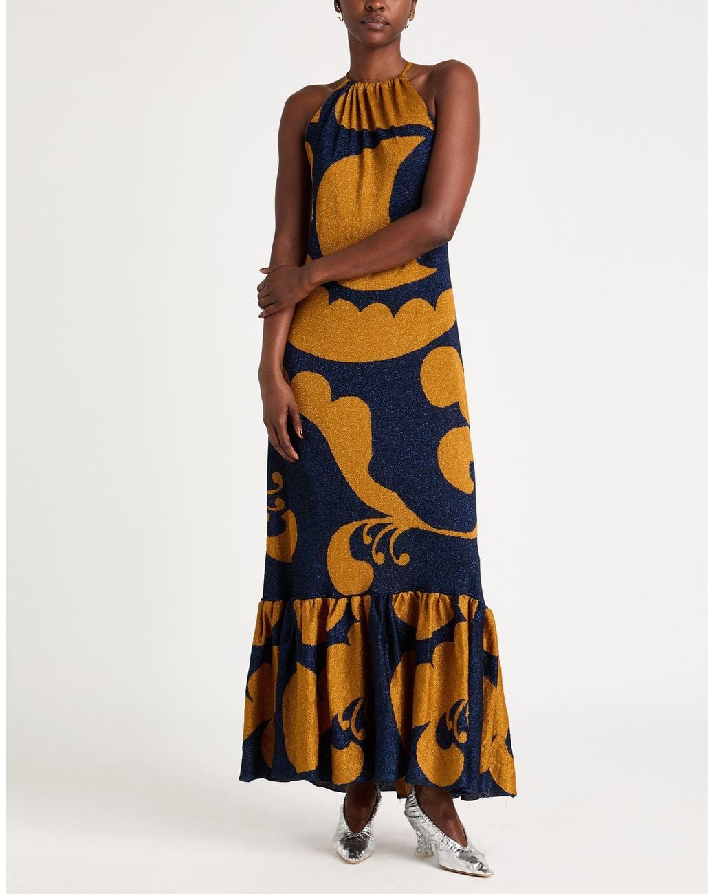 Circus Hotel Blue Maxi Dress