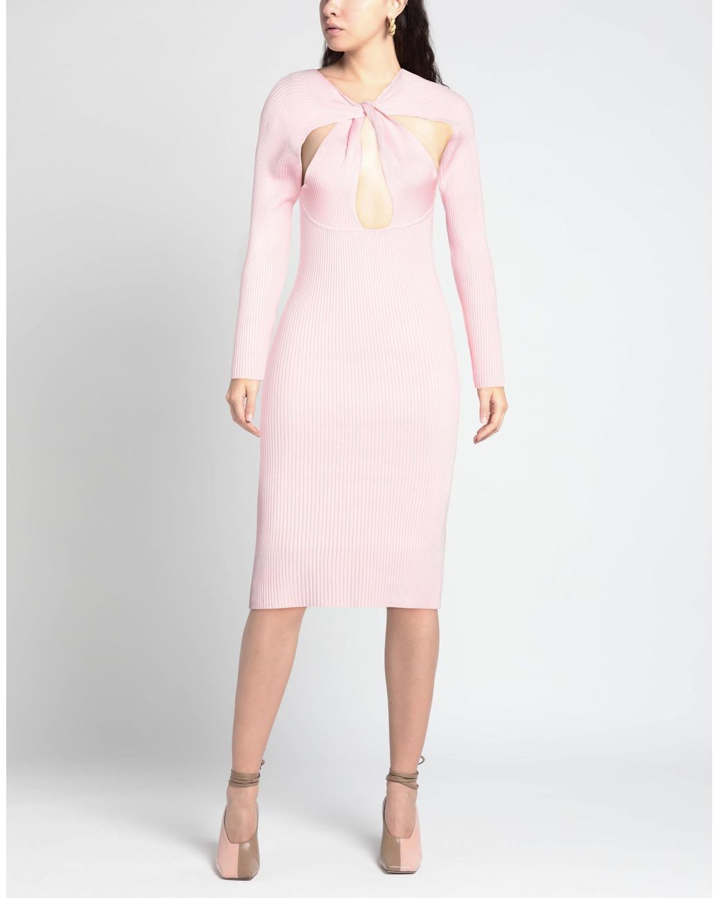 Coperni Pink Midi Dress
