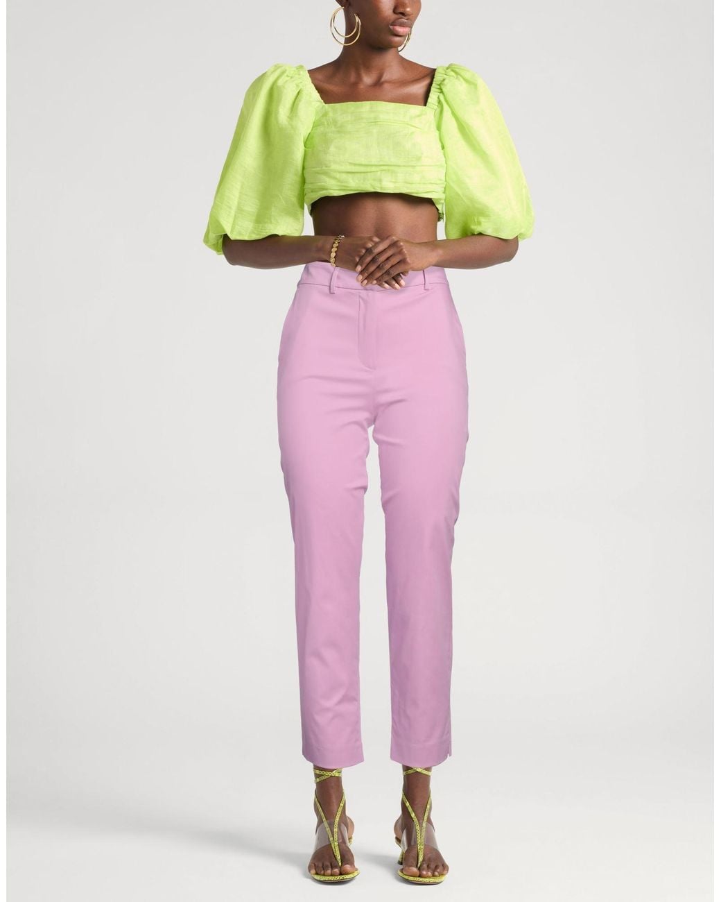 Hanita Pink Trouser