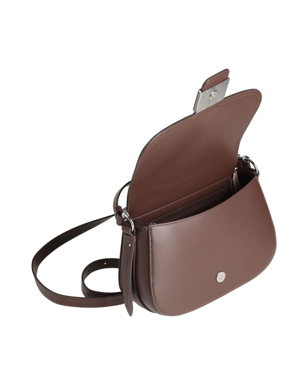 ARMANI EXCHANGE Brown Handbag Polyester, Polyurethane