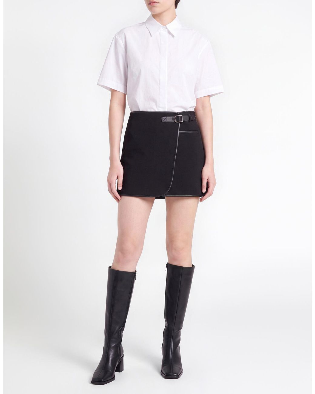 Jonathan Simkhai Black Mini Skirt
