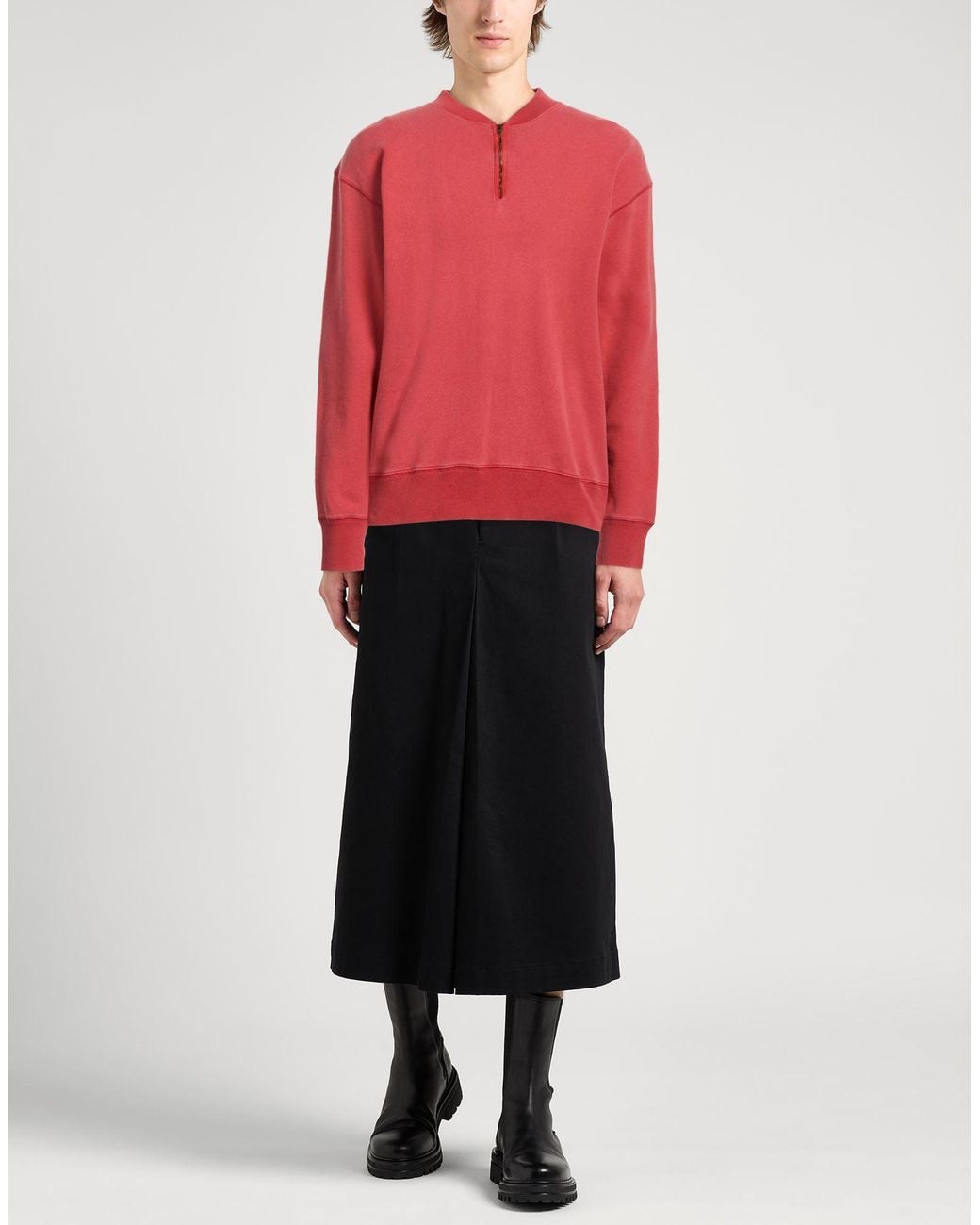 Maison Margiela Red Coral Sweatshirt Cotton for men