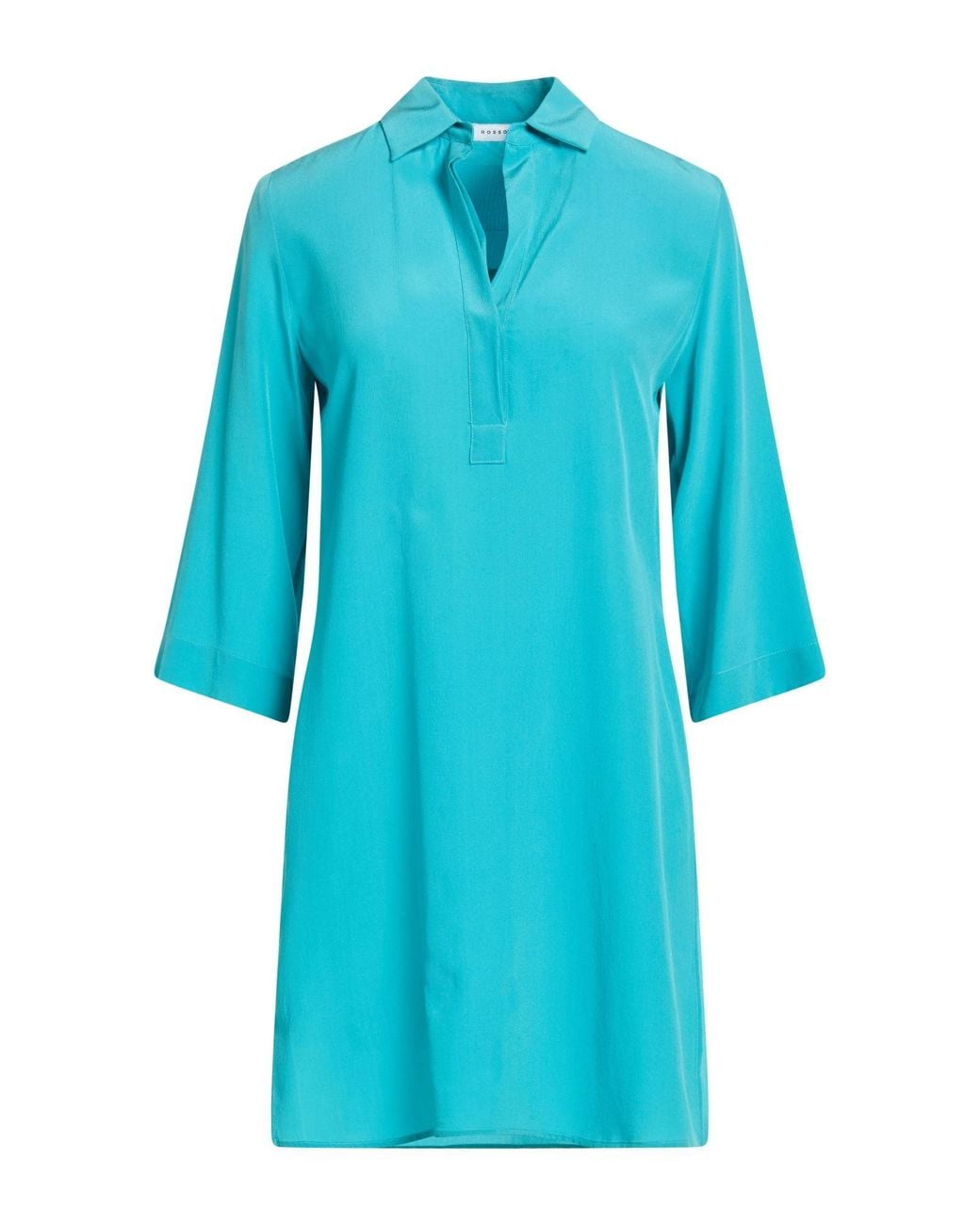 ROSSO35 Blue Top Silk