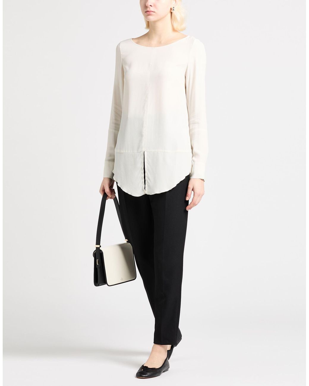 Top Dondup en coloris White