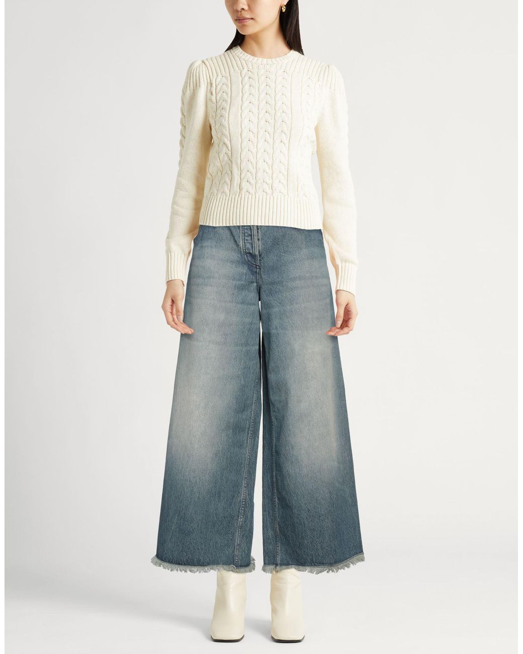 8 MONCLER PALM ANGELS Blue Jeans Cotton