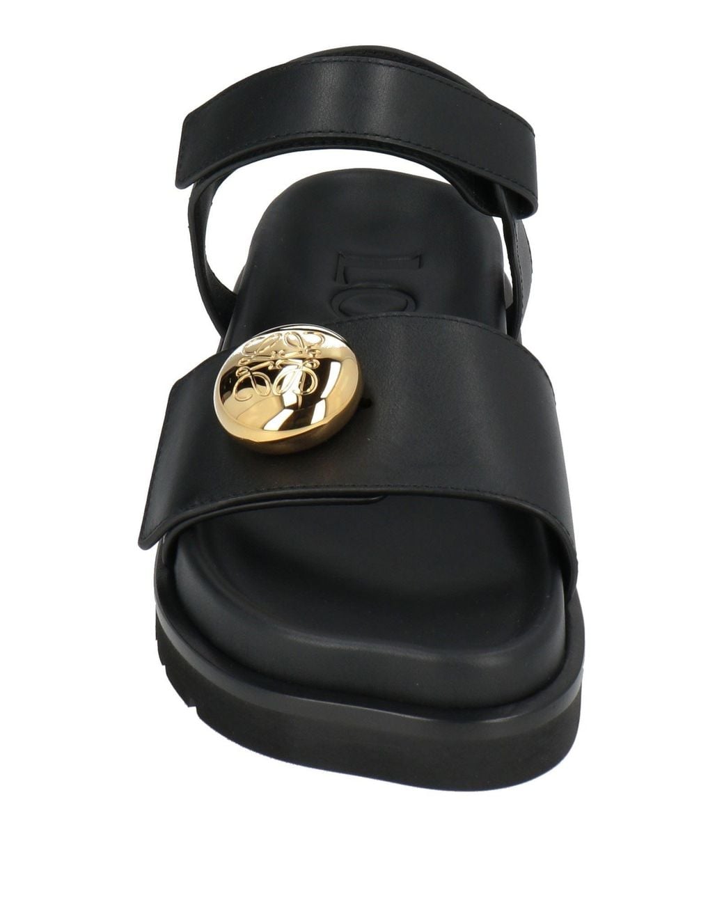 Loewe Black Sandals Leather