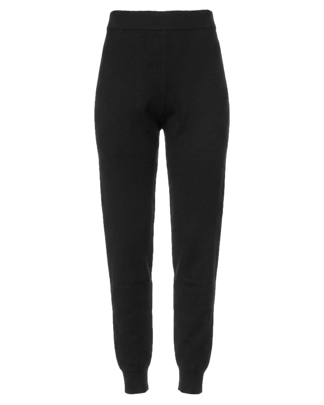 Fabiana Filippi Black Pants Virgin Wool, Silk, Cashmere