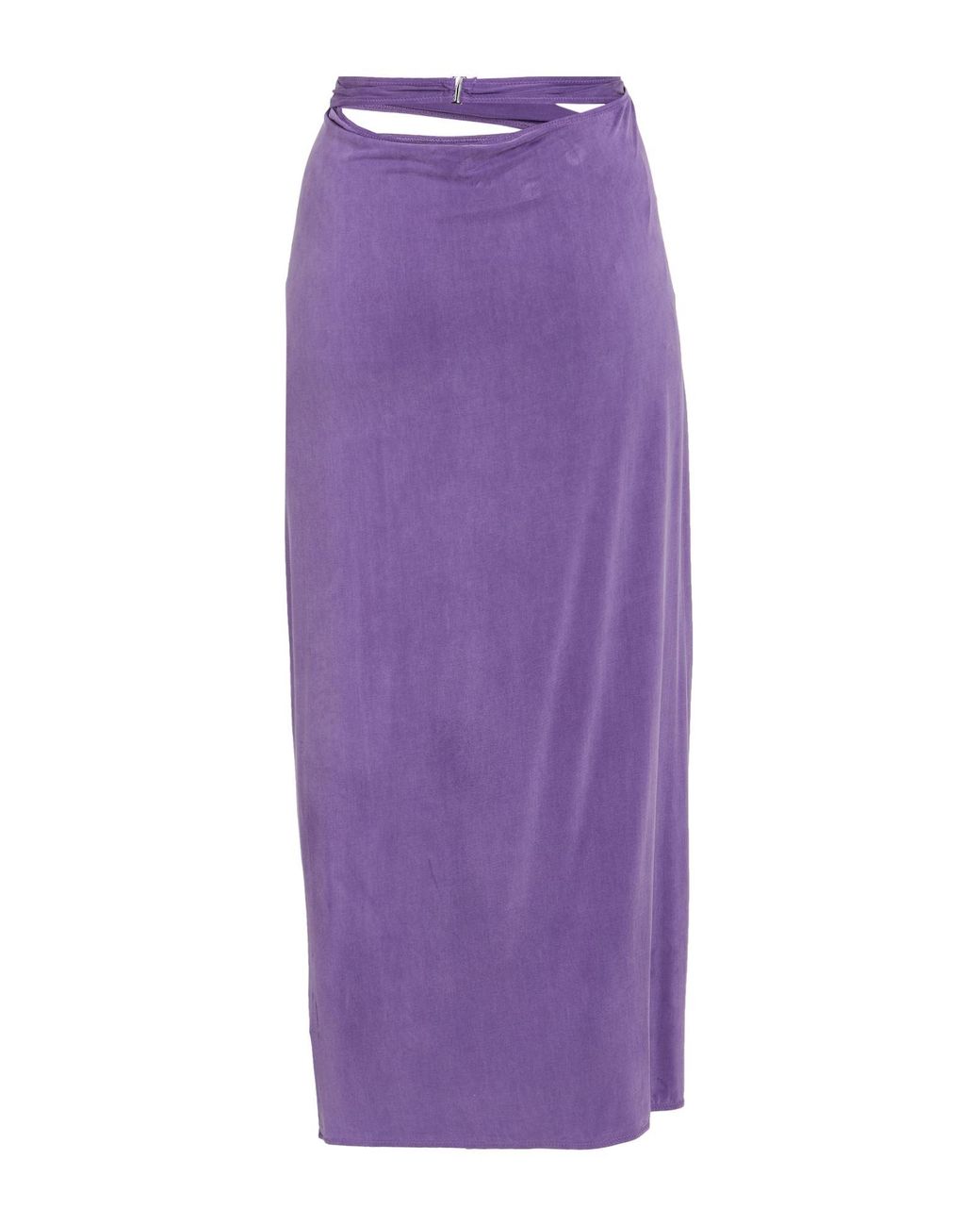 Jacquemus Purple Midi Skirt