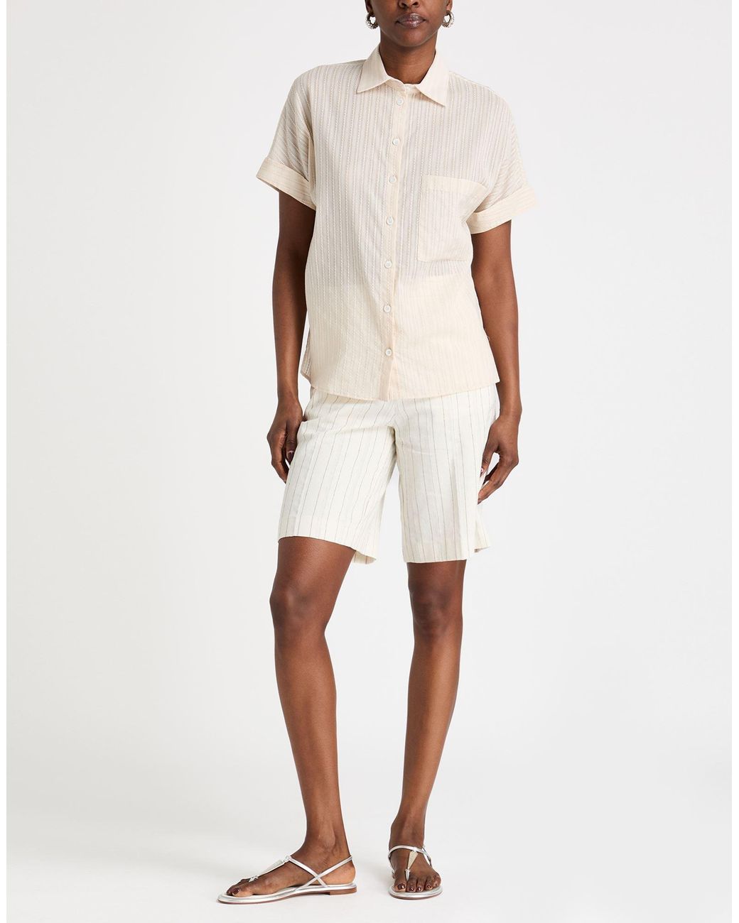Eleventy White Shirt Cotton