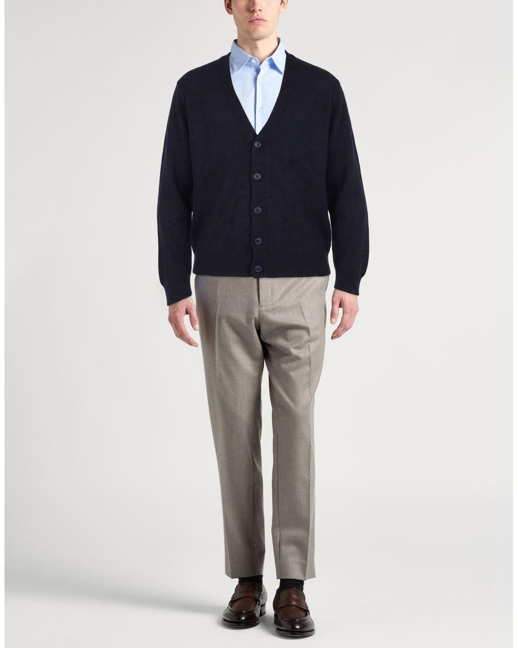 Berna Blue Cardigan for men