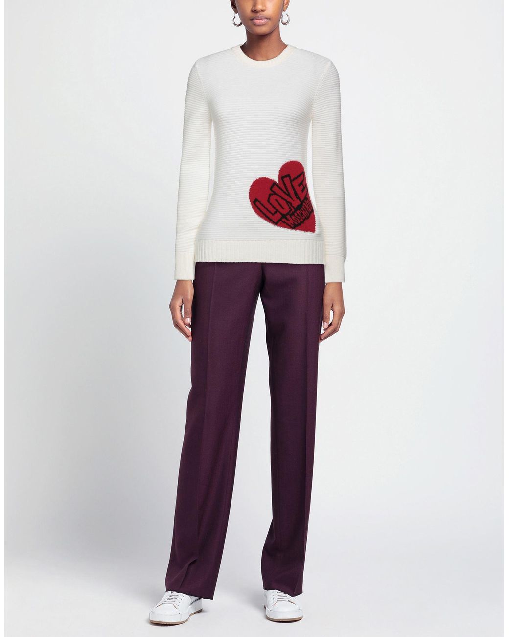 Love Moschino White Jumper