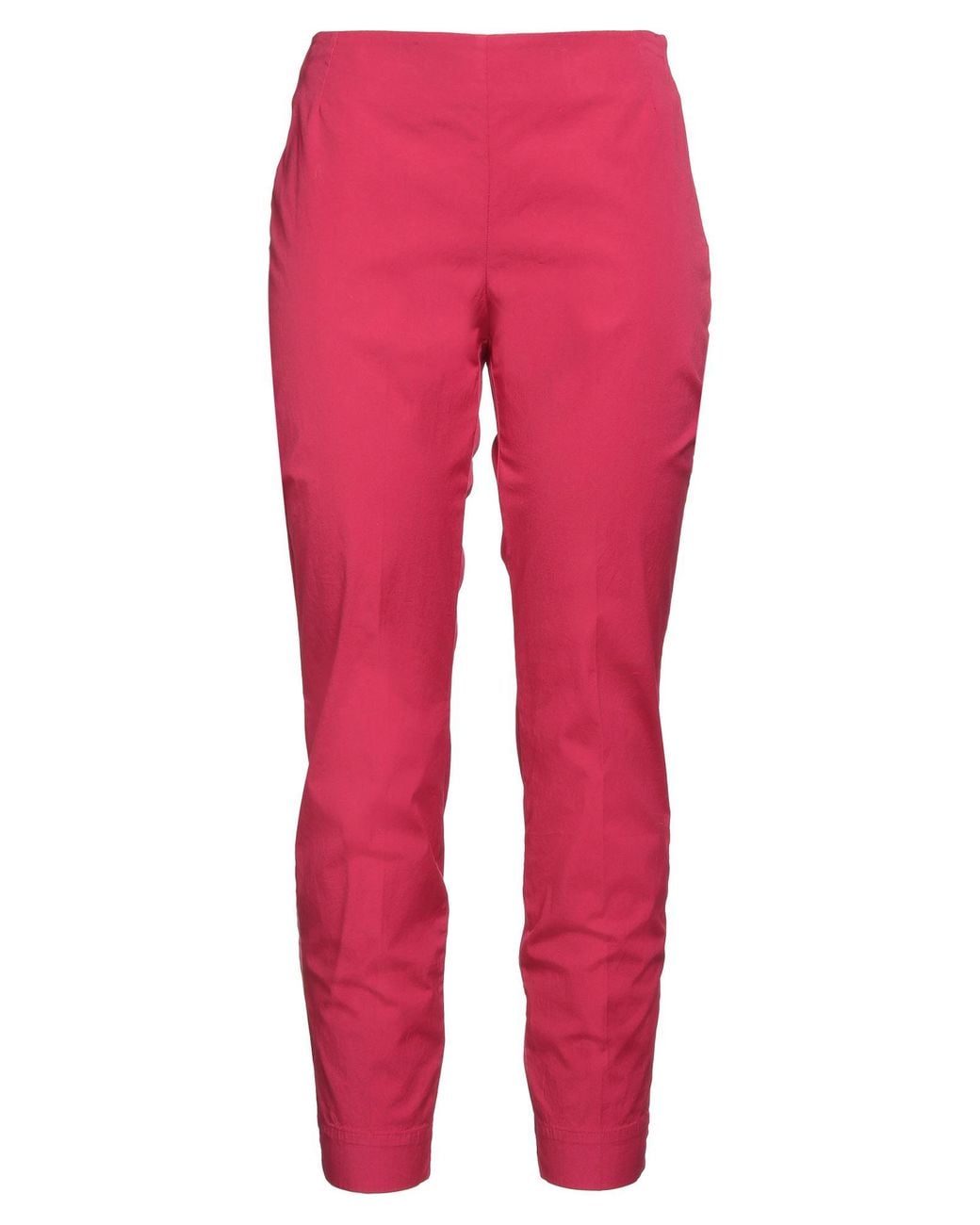 Maliparmi Red Pants Cotton, Elastic Fibres