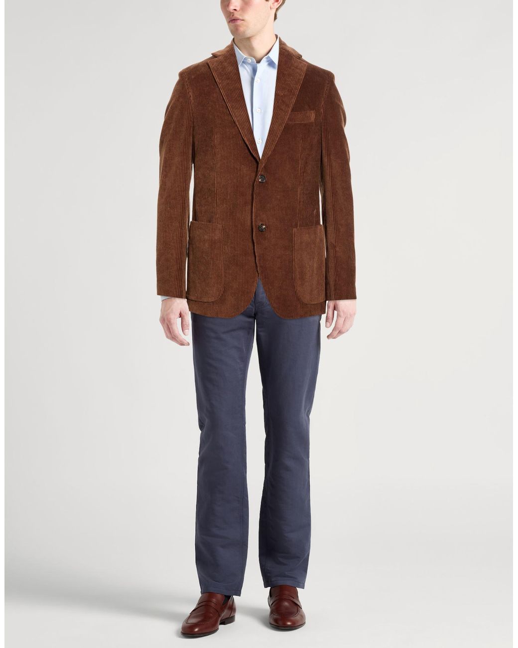 Incotex Brown By Slowear Blazer Cotton for men