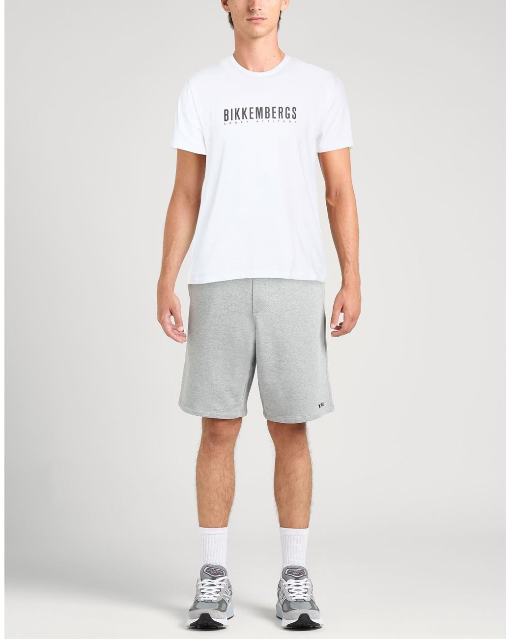 Bikkembergs White T-Shirt Cotton, Elastane for men