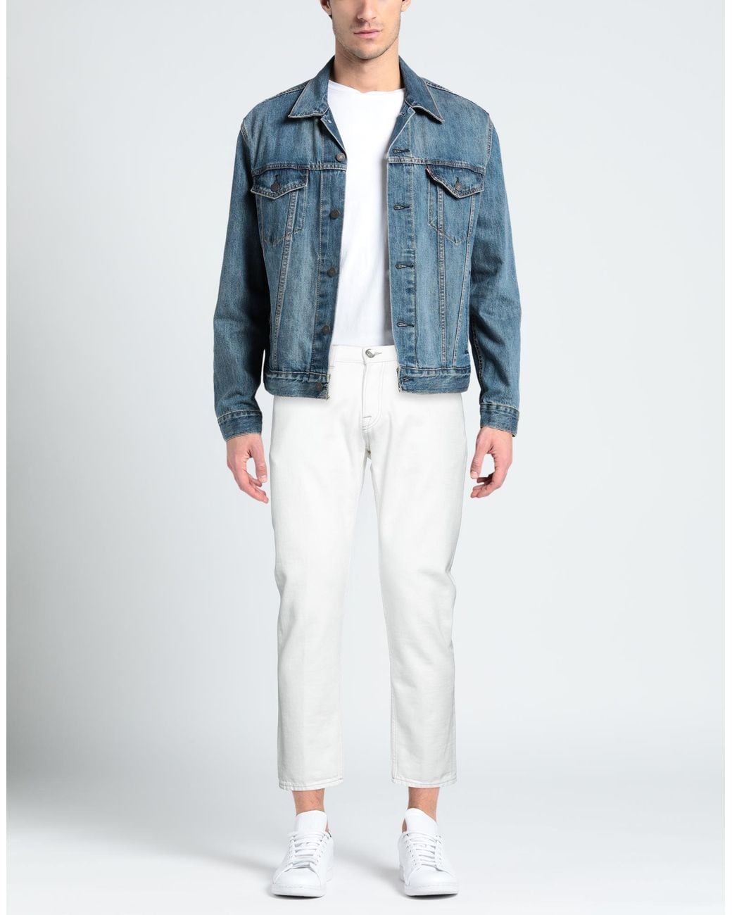 Eleventy White Jeans for men