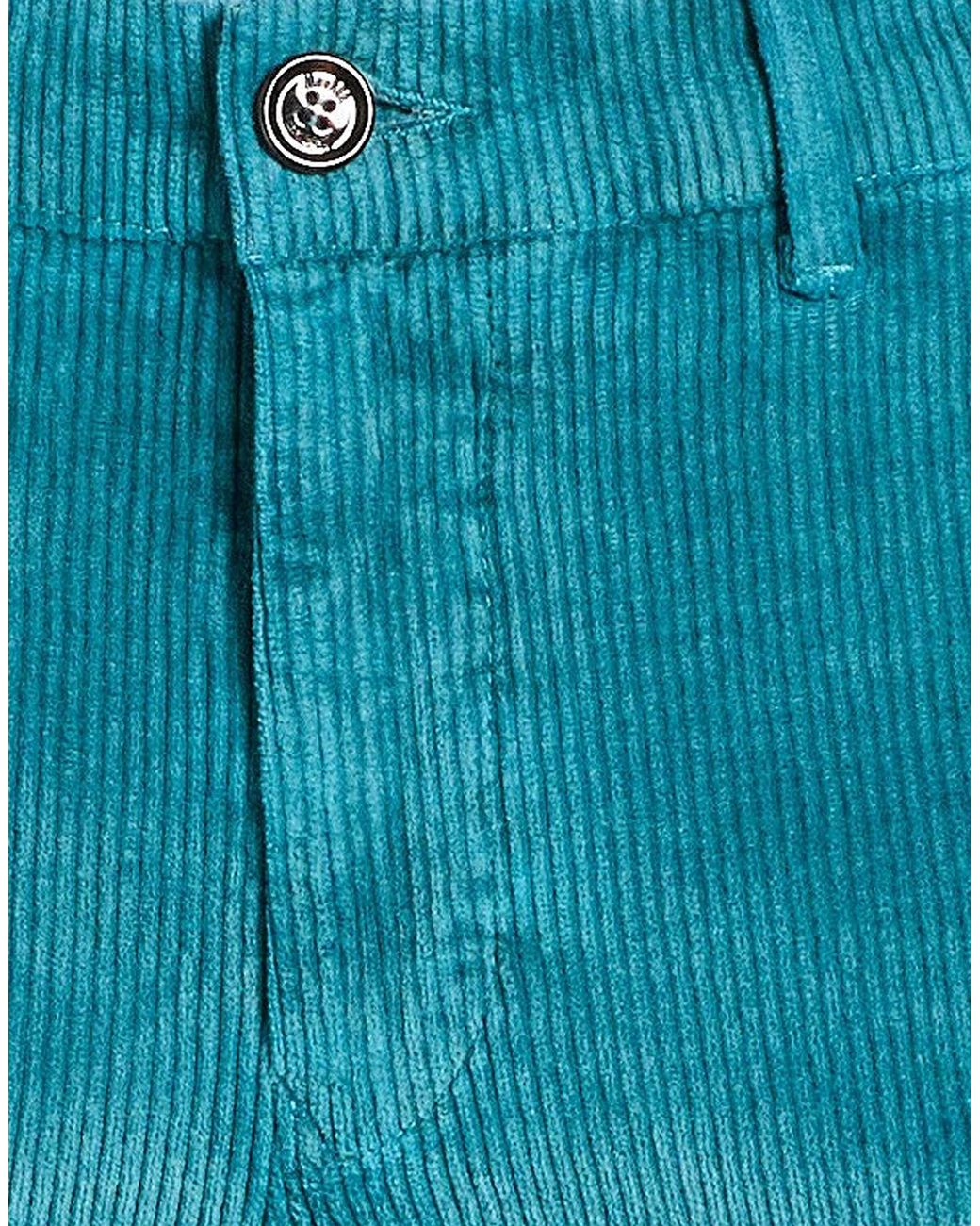 Moorer Blue Military Pants Cotton, Cashmere, Elastane for men