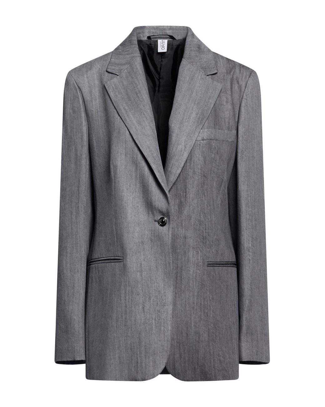 Liu Jo Gray Blazer Lyocell