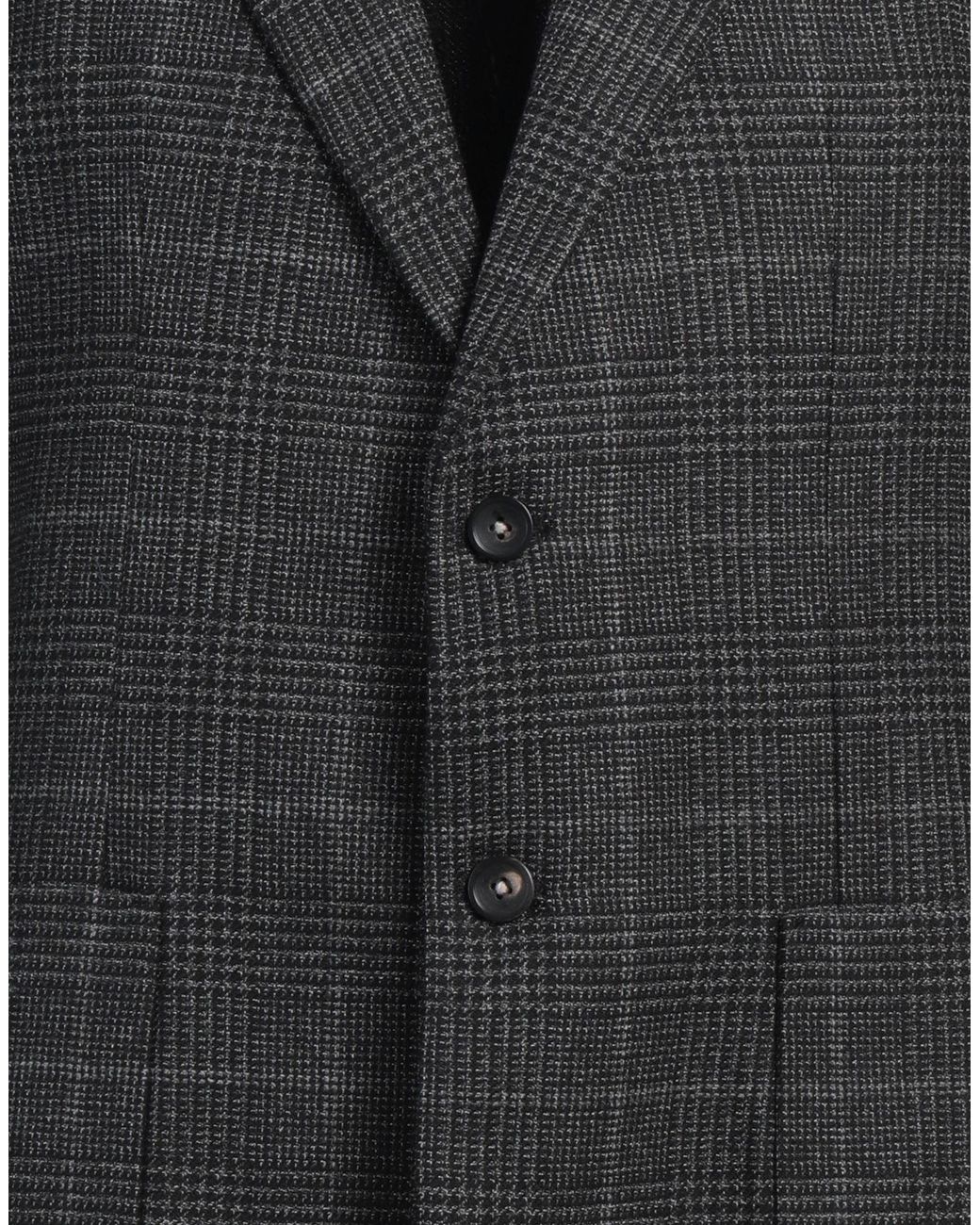 Circolo 1901 Black Blazer Virgin Wool, Cotton, Elastane for men