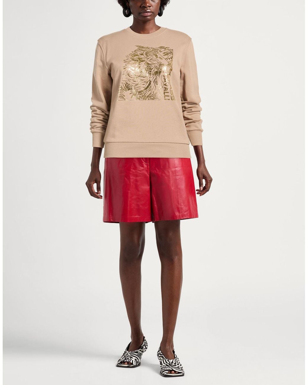 Roberto Cavalli Natural Sweatshirt
