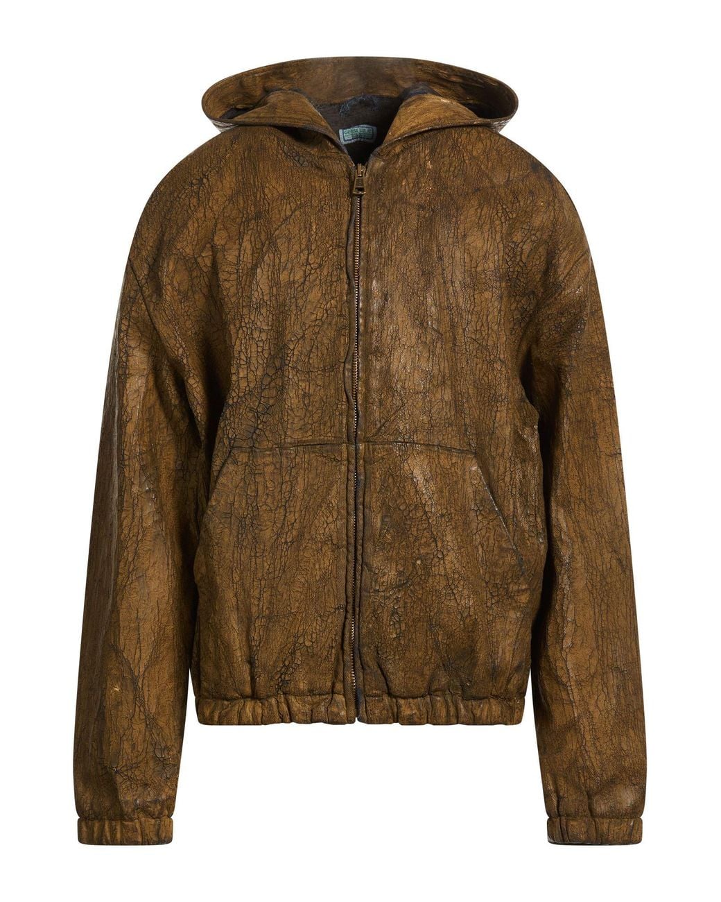 Guess Green Jacket Cotton, Polyester, Elastane, Elastomultiester for men