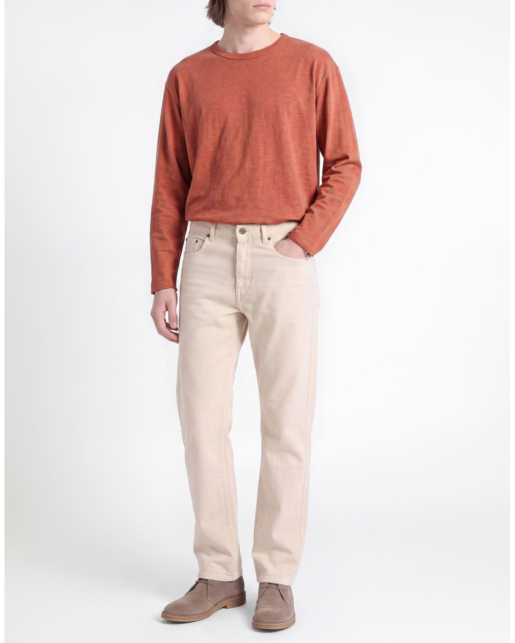 Isabel Marant Natural Pants Cotton, Hemp for men