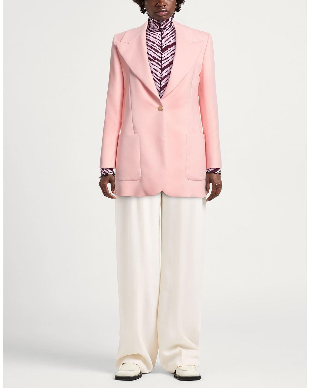 Ballantyne Pink Blazer Polyester
