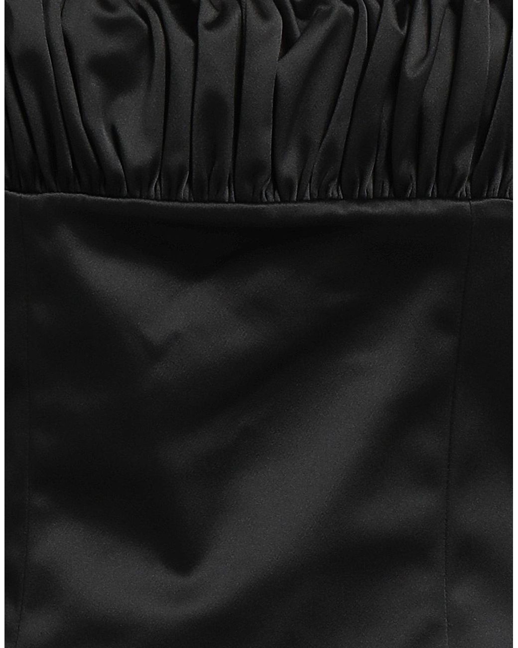 Mach & Mach Black Mini Dress Acetate, Polyamide, Elastane