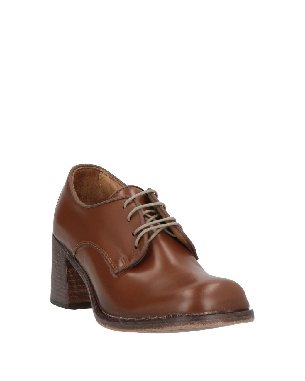 Moma Brown Lace-Up Shoes