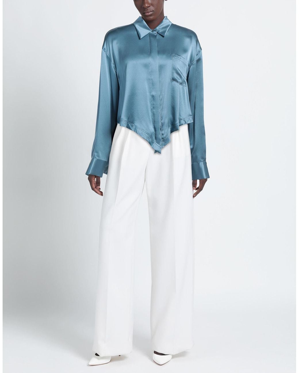 JACOB LEE Blue Hemd