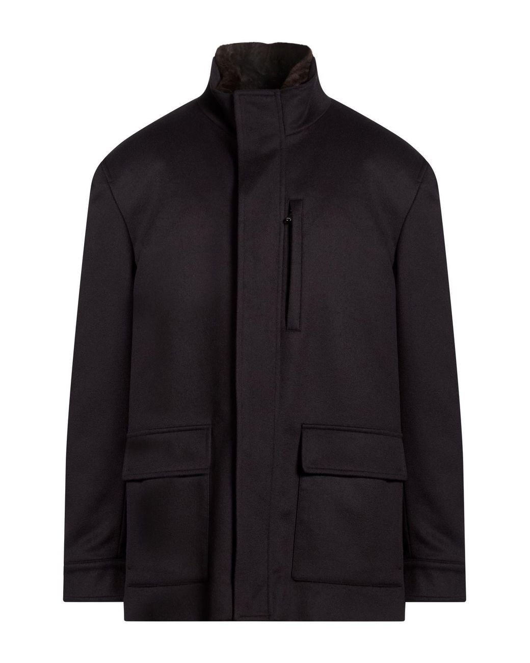 Sartoria Latorre Black Coat for men