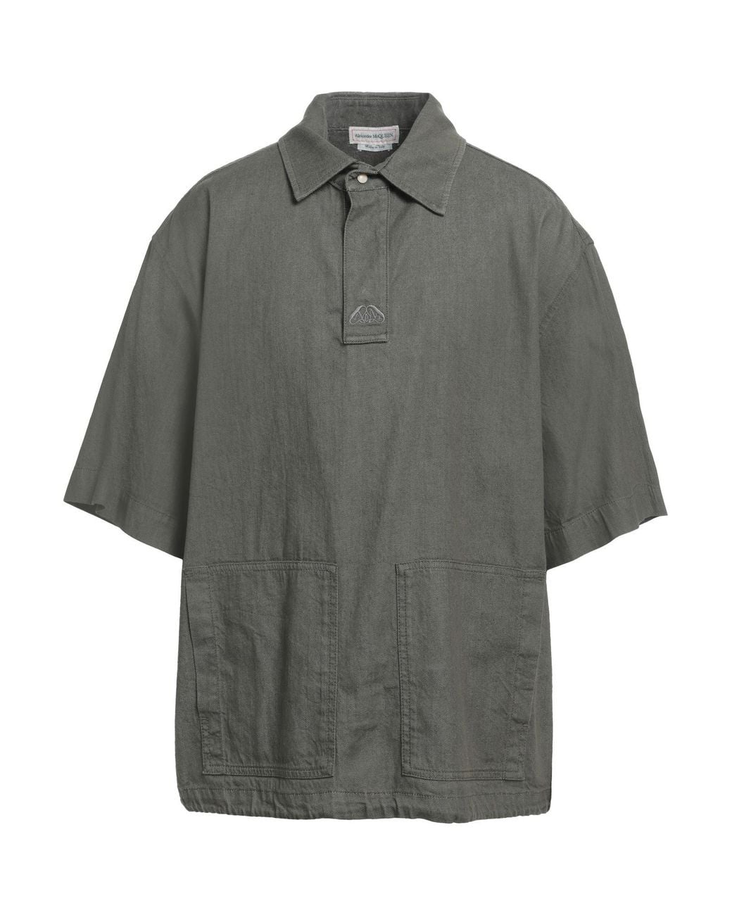 McQueen Gray Denim Shirt for men