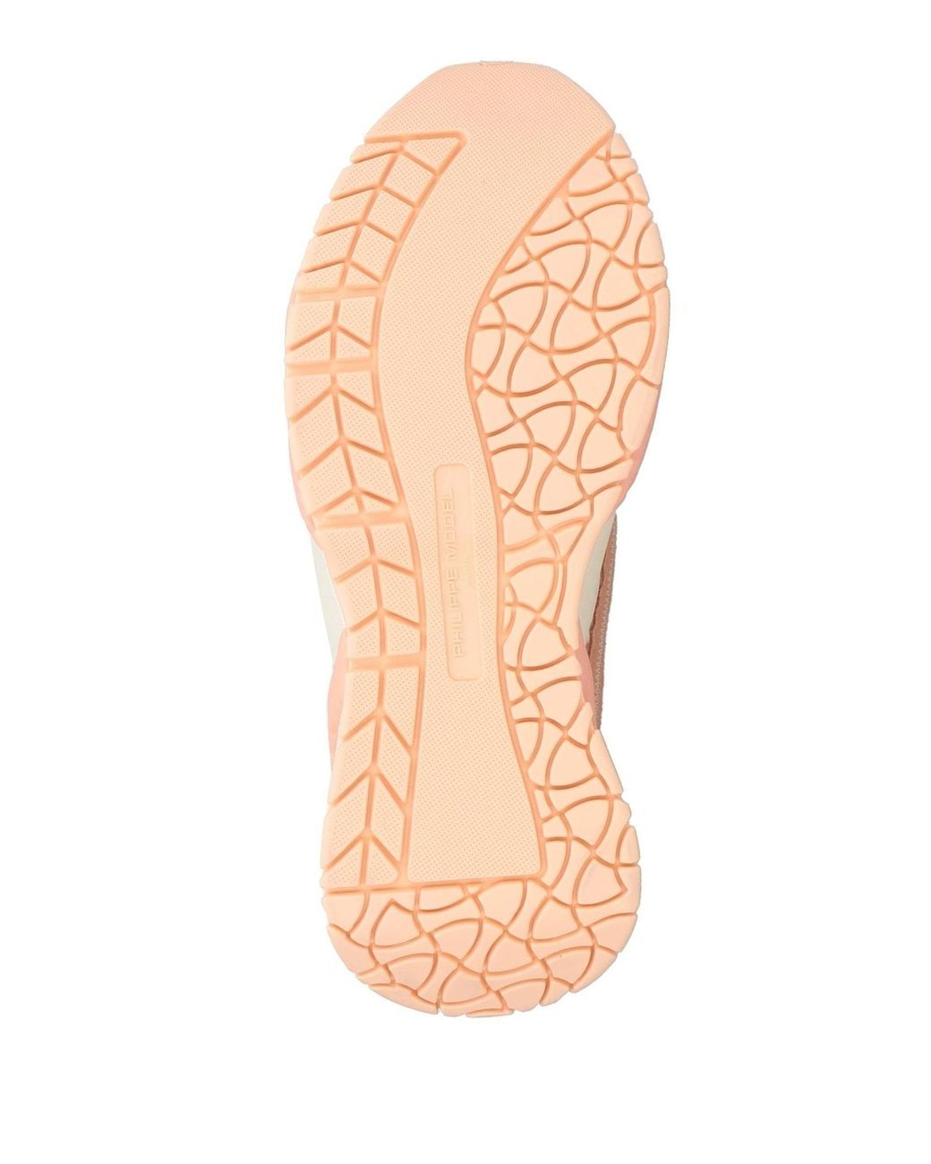 Philippe Model Pink Blush Sneakers Calfskin, Textile Fibers