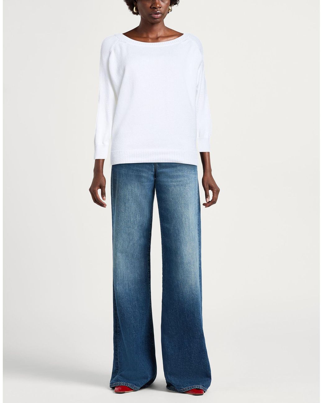 Pullover Alpha Studio de color White