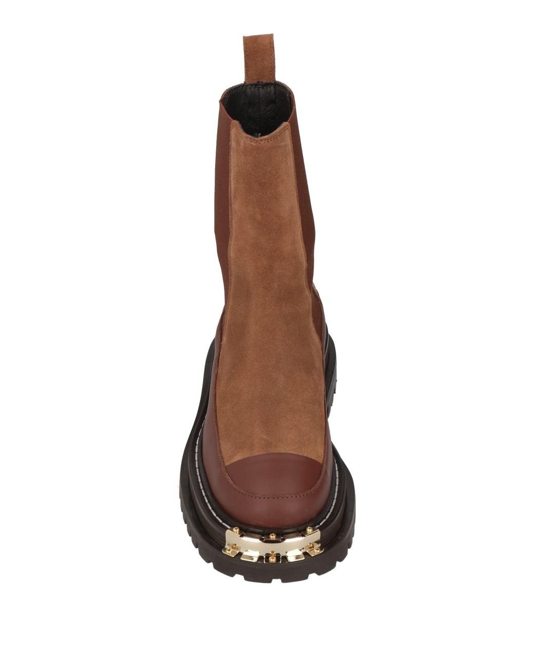 Sandro Ankle Boots in Brown Lyst UK