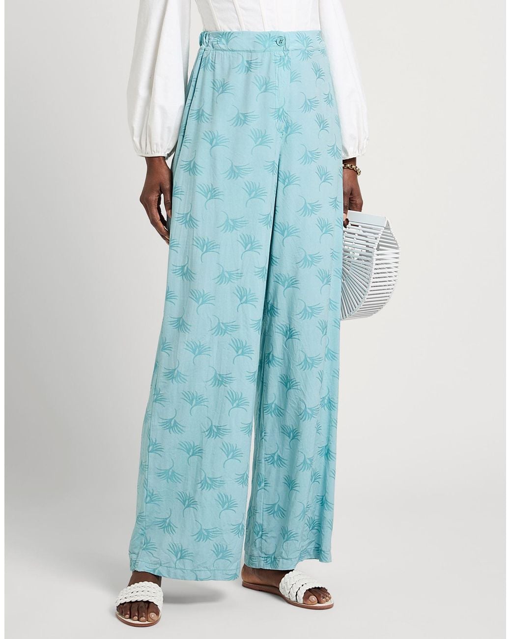 Dixie Blue Pants Viscose, Polyester