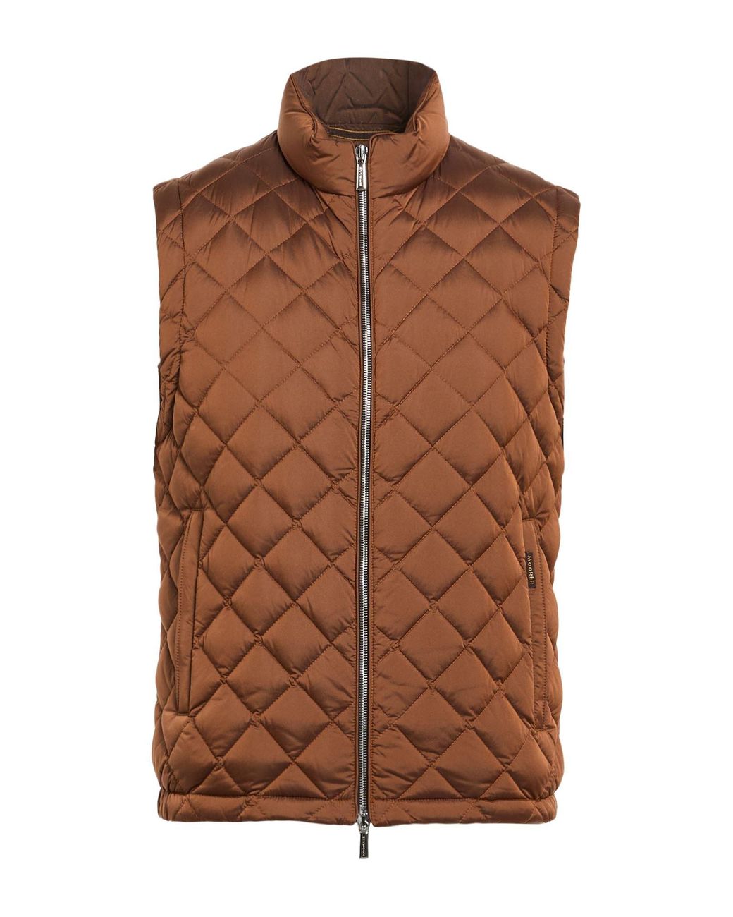 Moorer Brown Vest Polyamide, Polyurethane for men