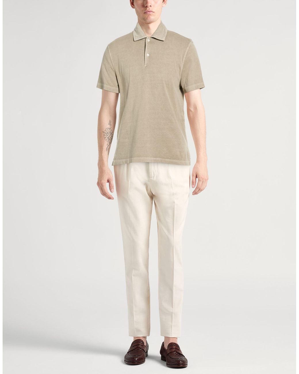Aspesi Natural Polo Shirt Cotton for men
