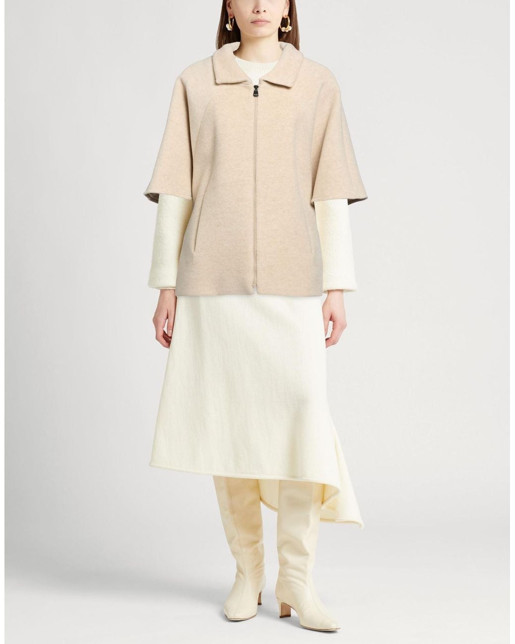 Cinzia Rocca Natural Icons Jacket Alpaca Wool, Virgin Wool, Polyamide