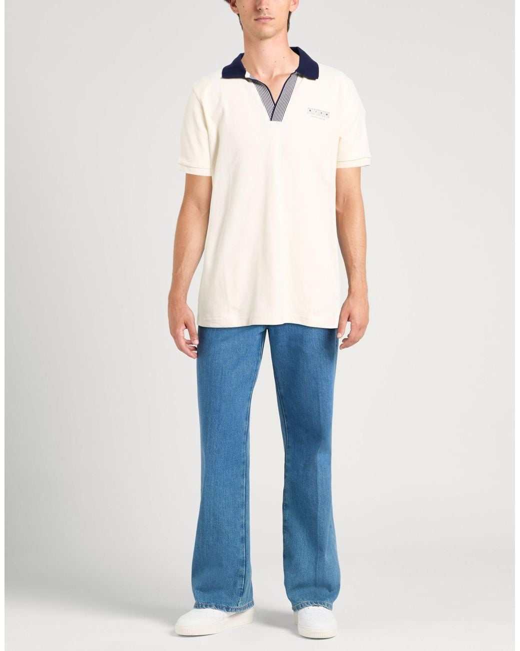 John Richmond White Polo Shirt for men