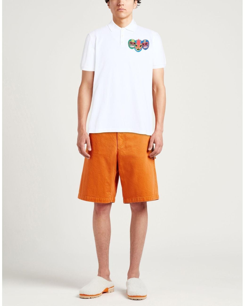 DSquared² White Polo Shirt for men