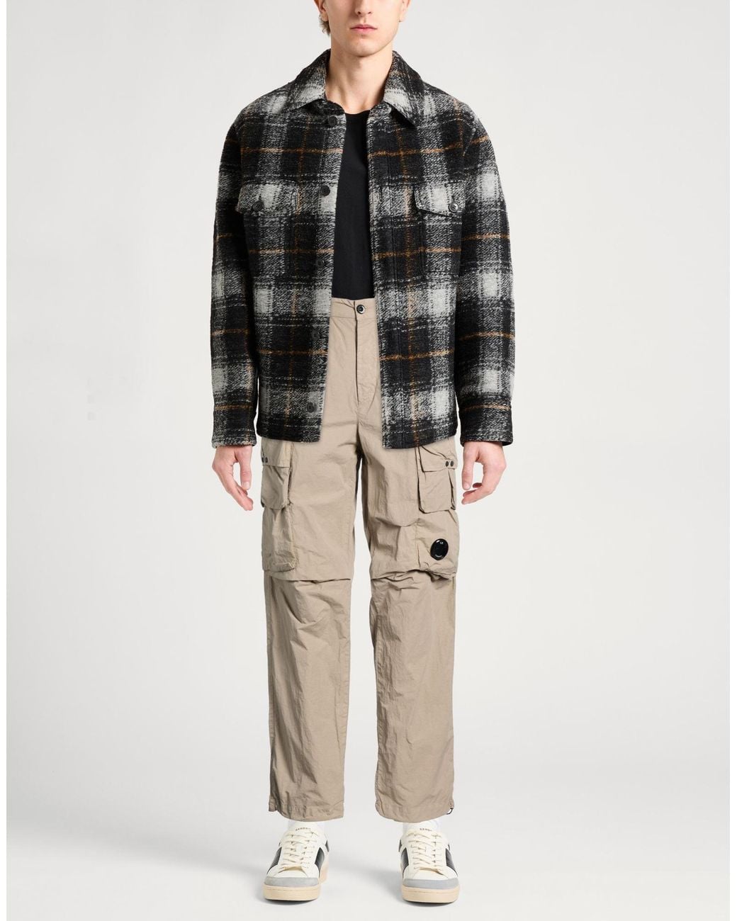 C P Company Natural Khaki Pants Polyamide for men