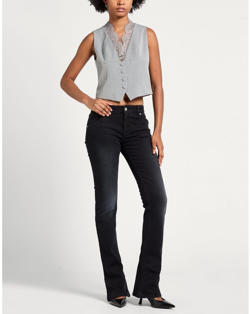 No Secrets Gray Waistcoat