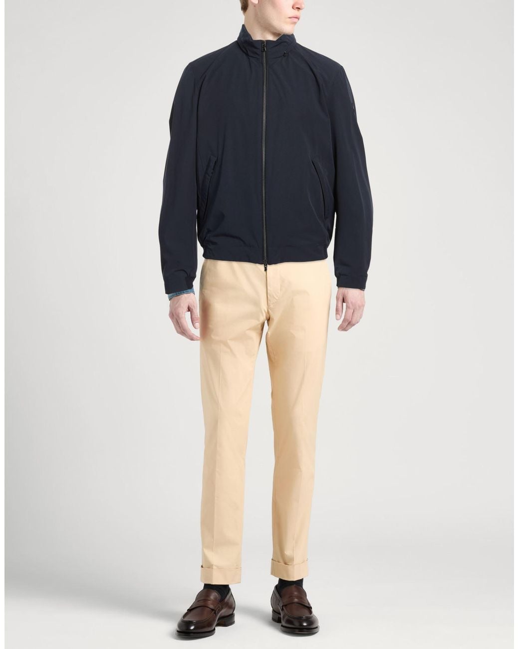Paul & Shark Blue Jacket Polyester, Elastane for men