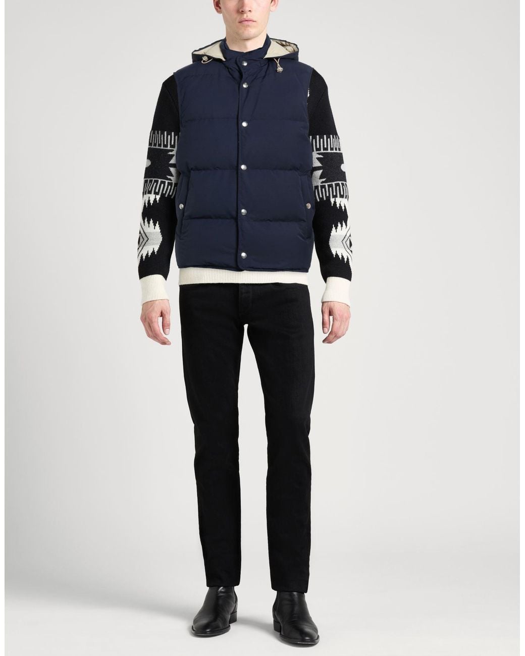 Eleventy Blue Vests for men