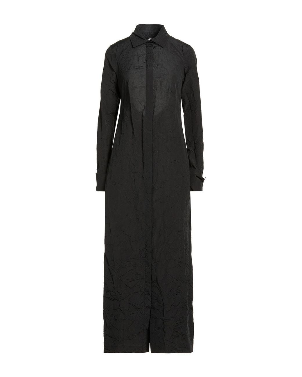 Max Mara Black Sfilata Maxi Dress Cotton, Polyester